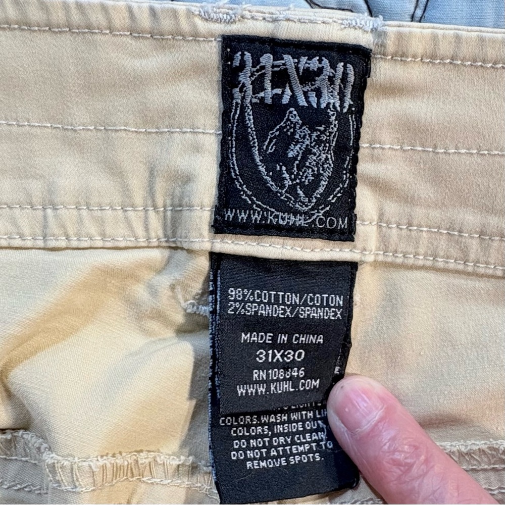 ♨️KÜHL The Slackr Pants Tan Performance Outdoor Mens 31x30💛 - Picture 11 of 14